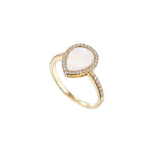 Load image into Gallery viewer, LOVE NO.12 MOTHER-OF-PEARL DIAMOND RING