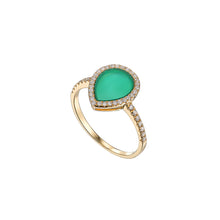 Load image into Gallery viewer, LOVE NO.12 CHRYSOPRASE DIAMOND RING