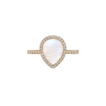 Load image into Gallery viewer, LOVE NO.12 MOTHER-OF-PEARL DIAMOND RING