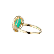 Load image into Gallery viewer, LOVE NO.12 CHRYSOPRASE DIAMOND RING