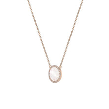 Load image into Gallery viewer, COLOUR HALO MOTHER-OF-PEARL DIAMOND NECKLACE