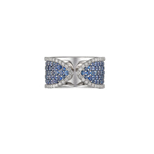 Load image into Gallery viewer, 812 COLLECTION SAPPHIRE DOUBLE RING