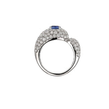 Load image into Gallery viewer, 812 COLLECTION DELUXE SAPPHIRE EMBRACE RING