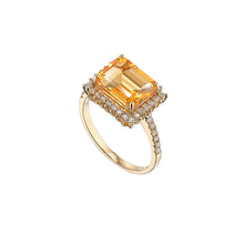 Load image into Gallery viewer, PASSION NO.12 CITRINE DIAMOND RING