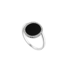 Load image into Gallery viewer, DELUXE OVAL ONYX RING IN PLAIN SHANK