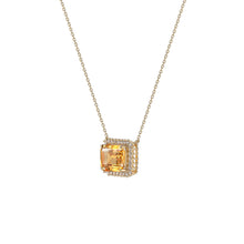 Load image into Gallery viewer, PASSION NO.12 CITRINE DIAMOND NECKLACE