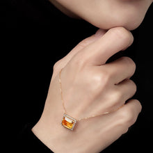 Load image into Gallery viewer, PASSION NO.12 CITRINE DIAMOND NECKLACE