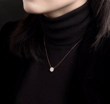 Load image into Gallery viewer, COLOUR HALO MOTHER-OF-PEARL DIAMOND NECKLACE