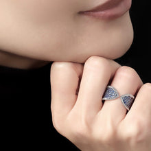 Load image into Gallery viewer, 812 COLLECTION SAPPHIRE DOUBLE RING