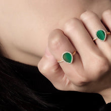 Load image into Gallery viewer, LOVE NO.12 CHRYSOPRASE DIAMOND RING