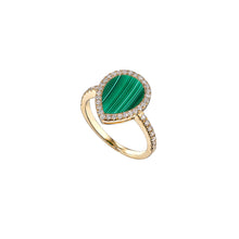 Load image into Gallery viewer, LOVE NO.12 MALACHITE DIAMOND RING
