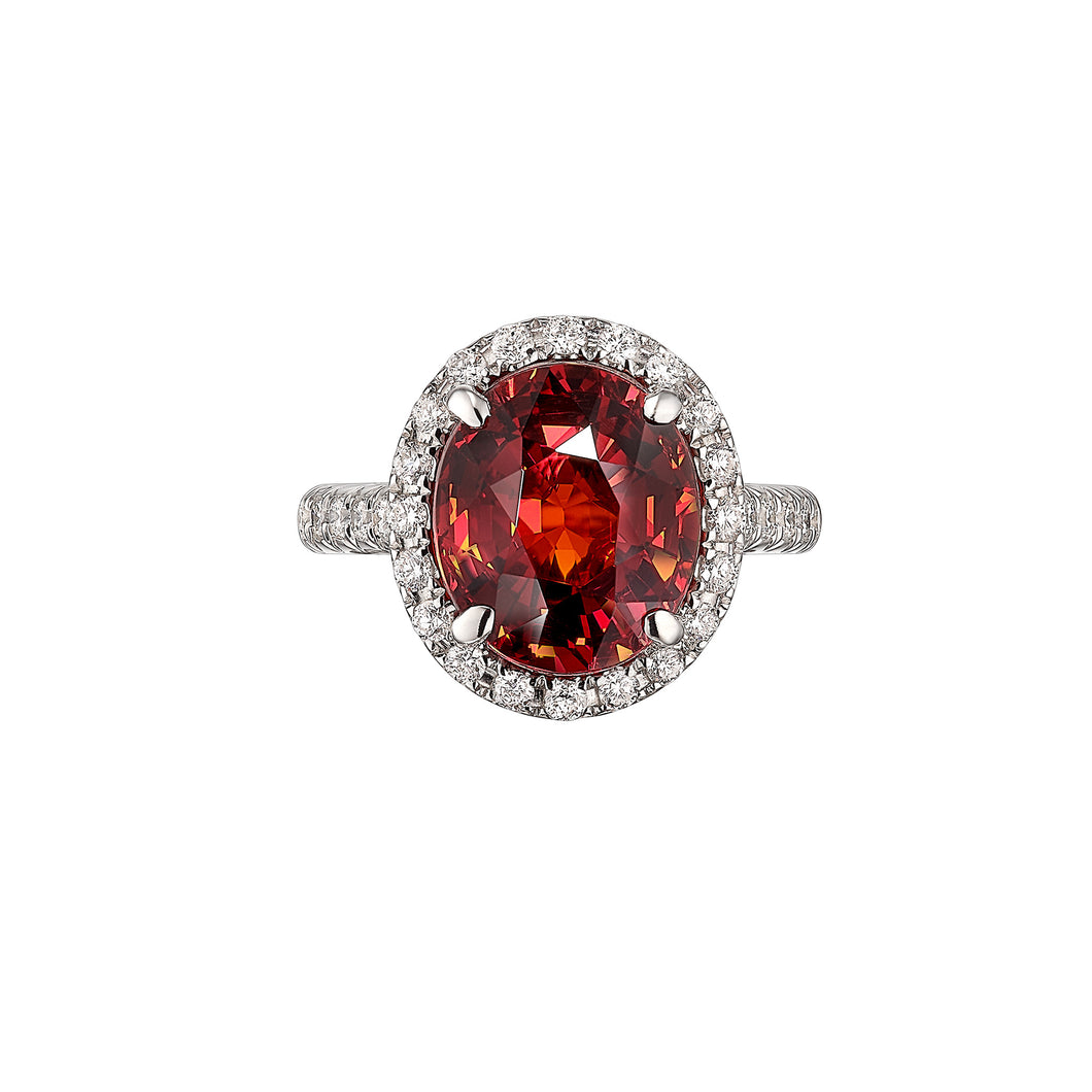 PASSION NO.12 GARNET DIAMOND RING