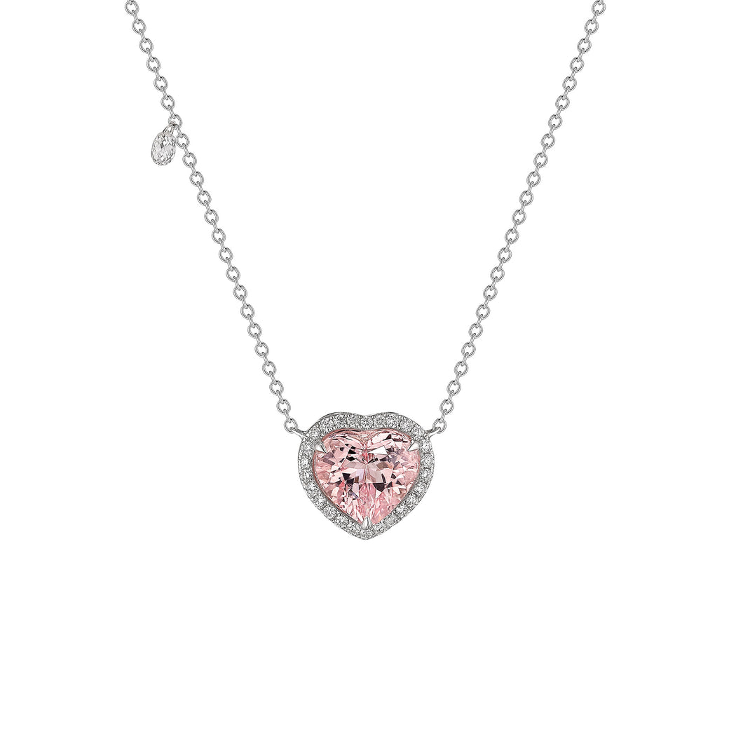 PASSION NO.12 MORGANITE DIAMOND NECKLACE